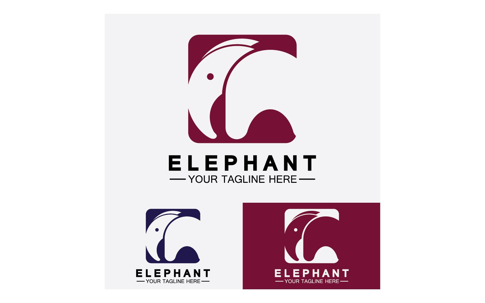 Kit Graphique #355976 Animal lphant Divers Modles Web - Logo template Preview