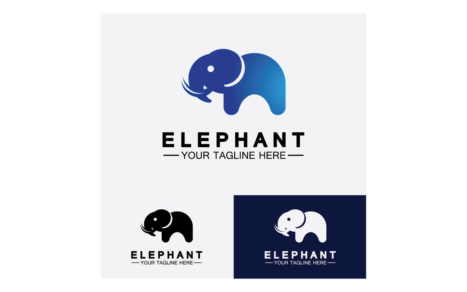 Kit Graphique #355984 Animal lphant Divers Modles Web - Logo template Preview