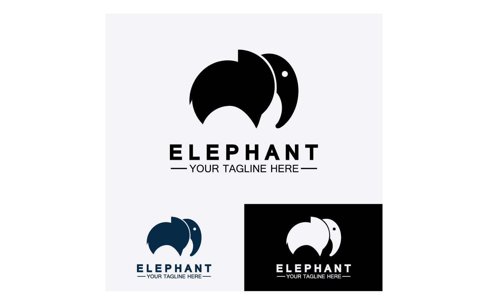 Kit Graphique #355985 Animal lphant Divers Modles Web - Logo template Preview