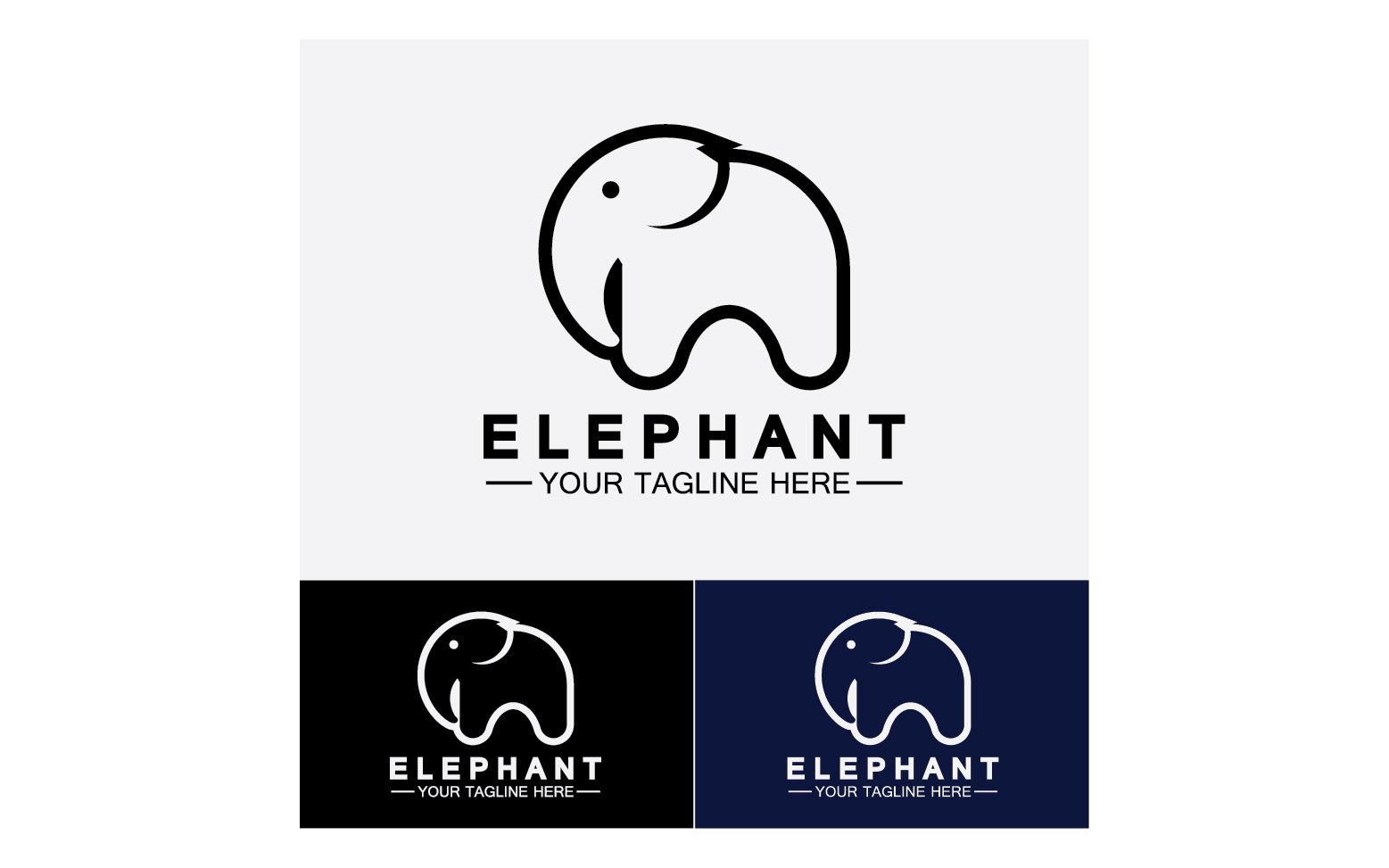 Kit Graphique #356011 Animal lphant Divers Modles Web - Logo template Preview
