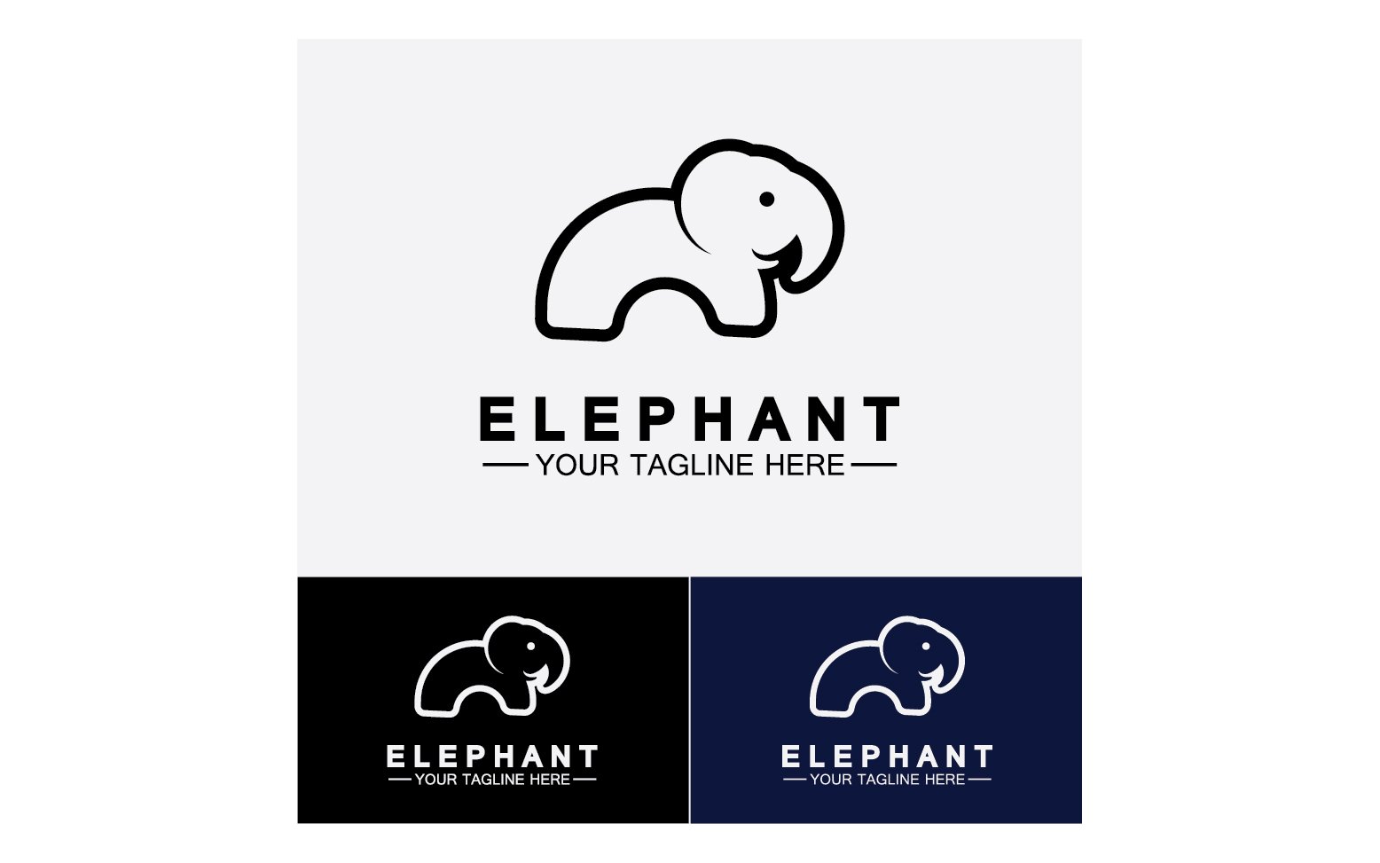 Kit Graphique #356017 Animal lphant Divers Modles Web - Logo template Preview