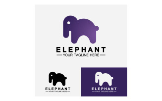 Elephant animals logo vector v31