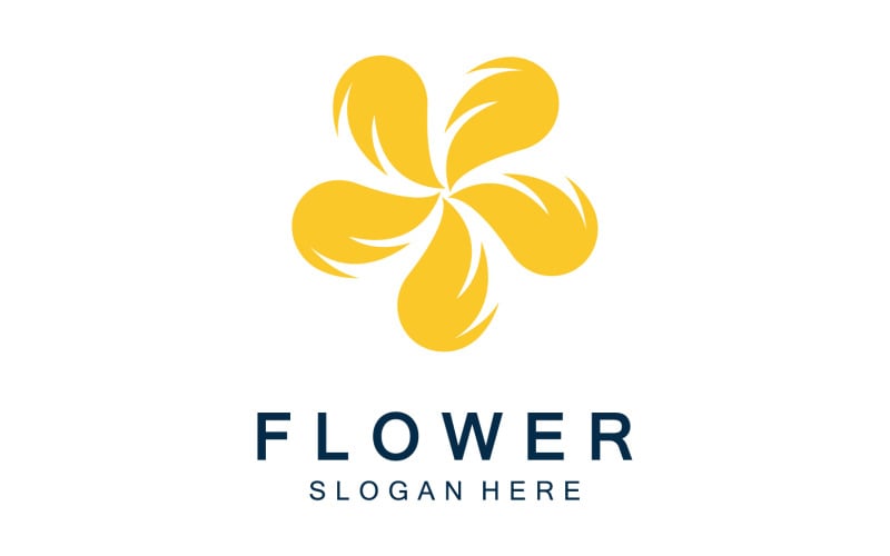 Flower icon logo vector template v2 Logo Template