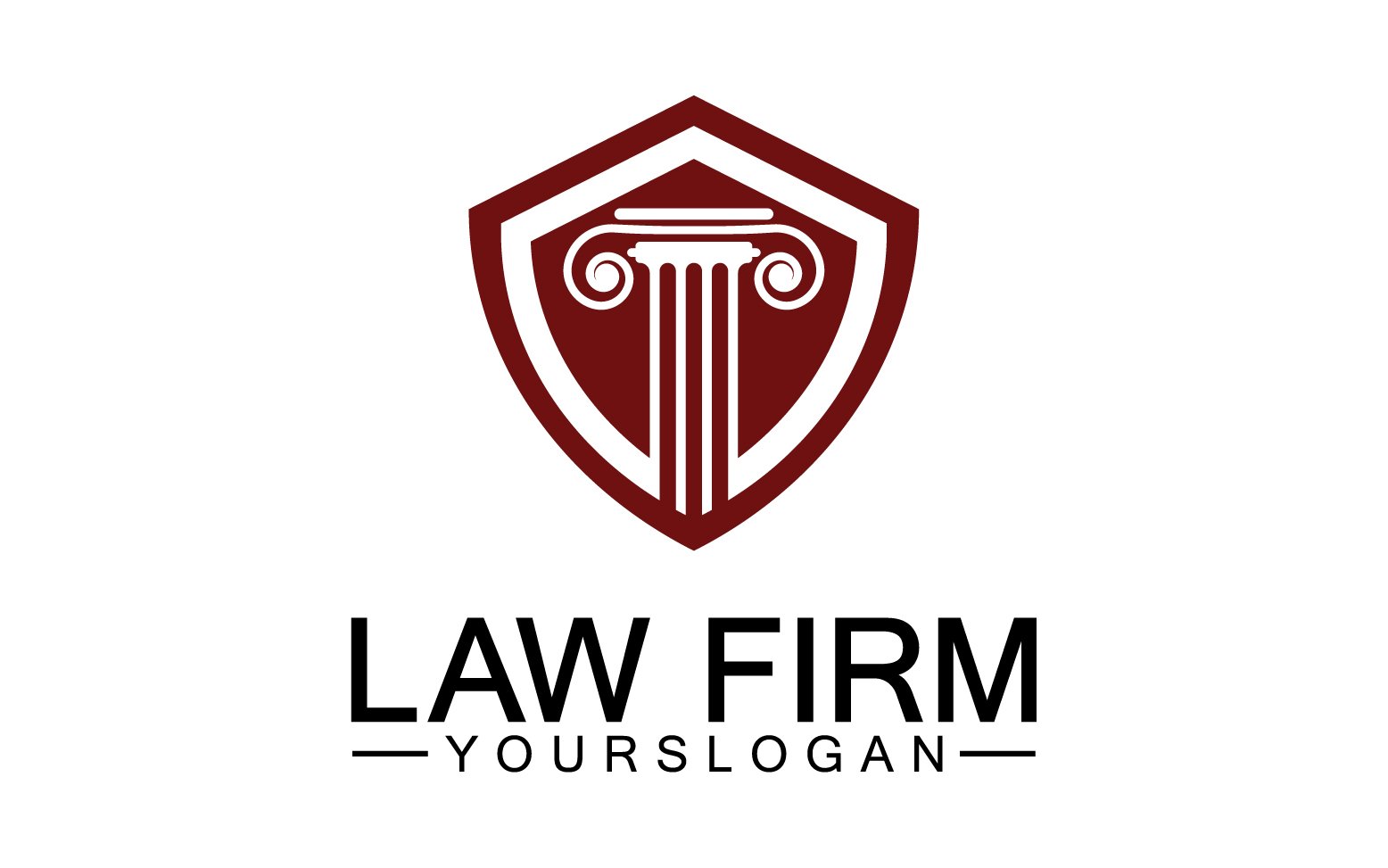 Template #356144 Lawyer Symbol Webdesign Template - Logo template Preview