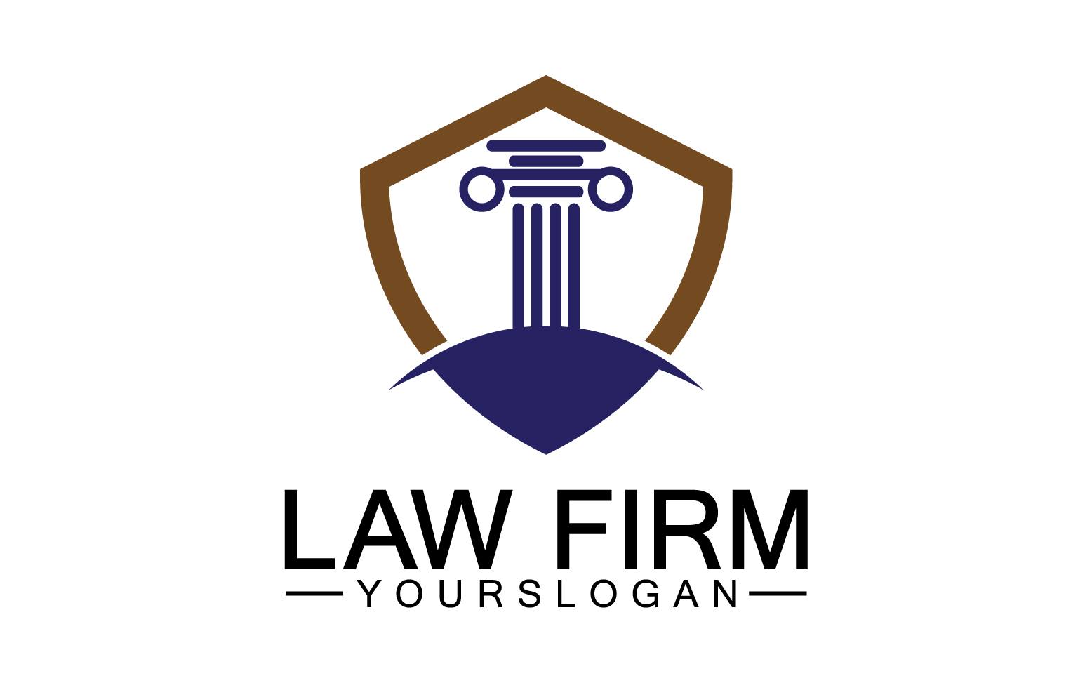 Template #356145 Lawyer Symbol Webdesign Template - Logo template Preview