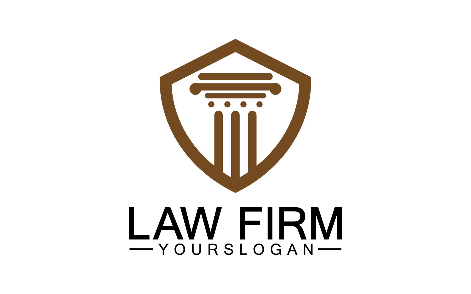 Template #356146 Lawyer Symbol Webdesign Template - Logo template Preview
