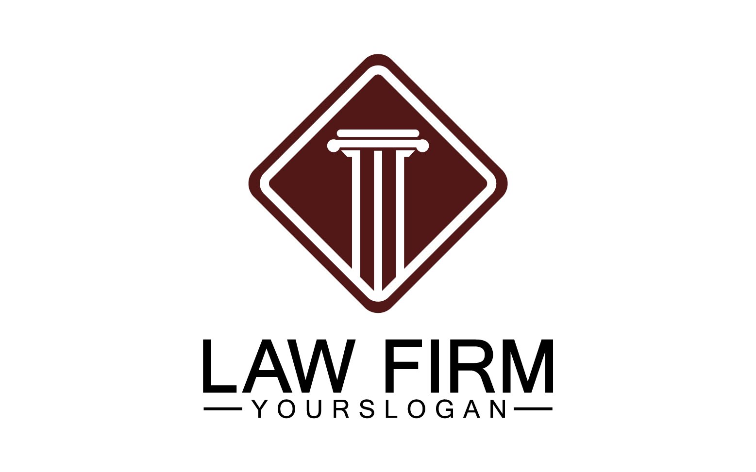 Template #356152 Lawyer Symbol Webdesign Template - Logo template Preview