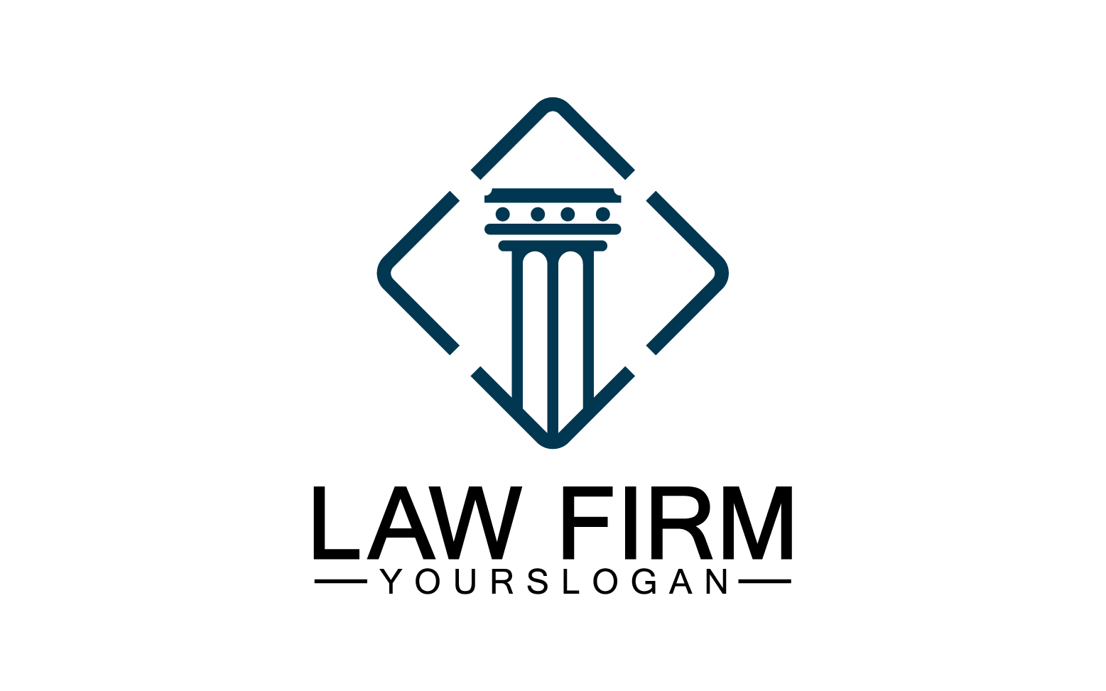 Template #356155 Lawyer Symbol Webdesign Template - Logo template Preview