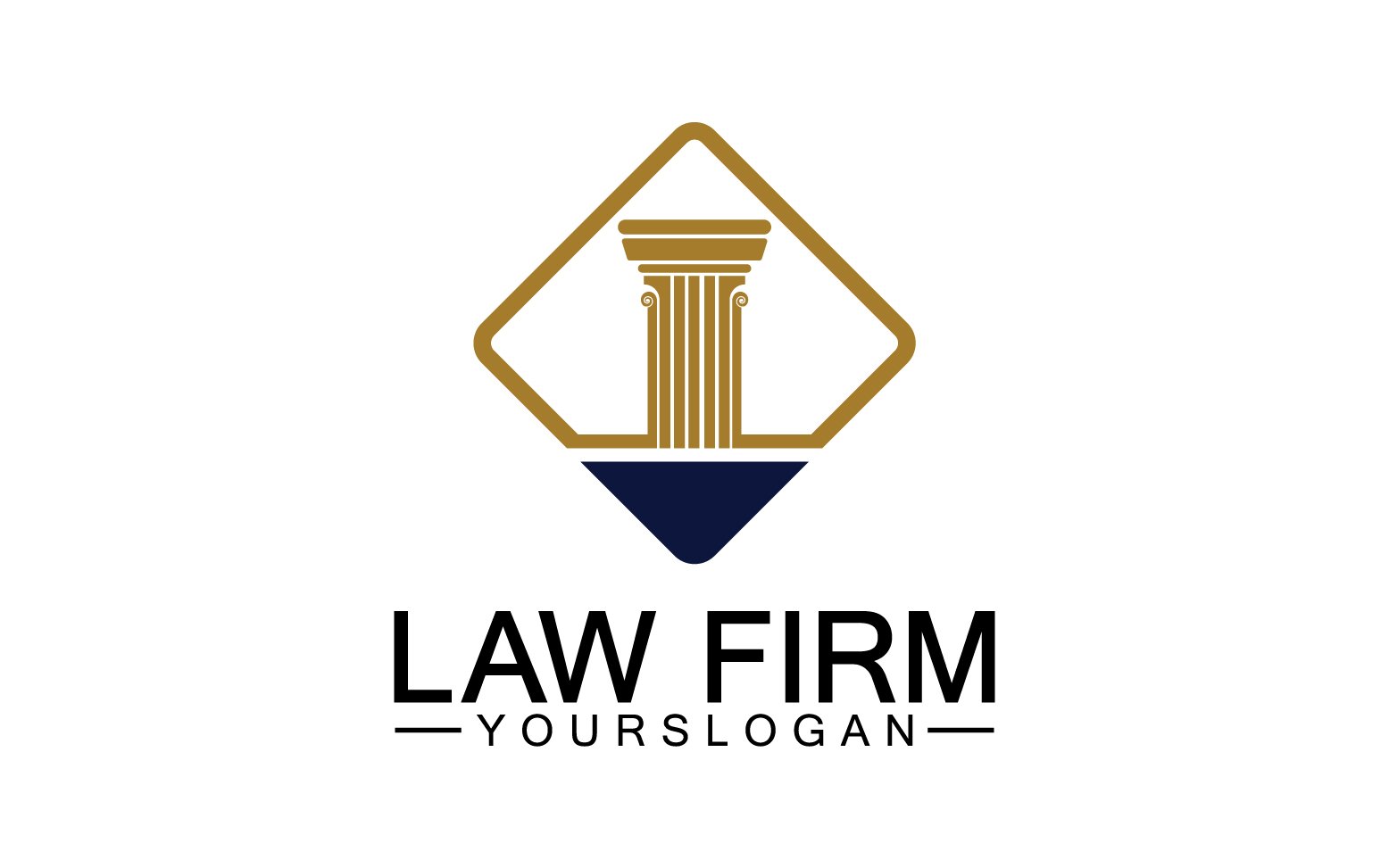 Template #356156 Lawyer Symbol Webdesign Template - Logo template Preview