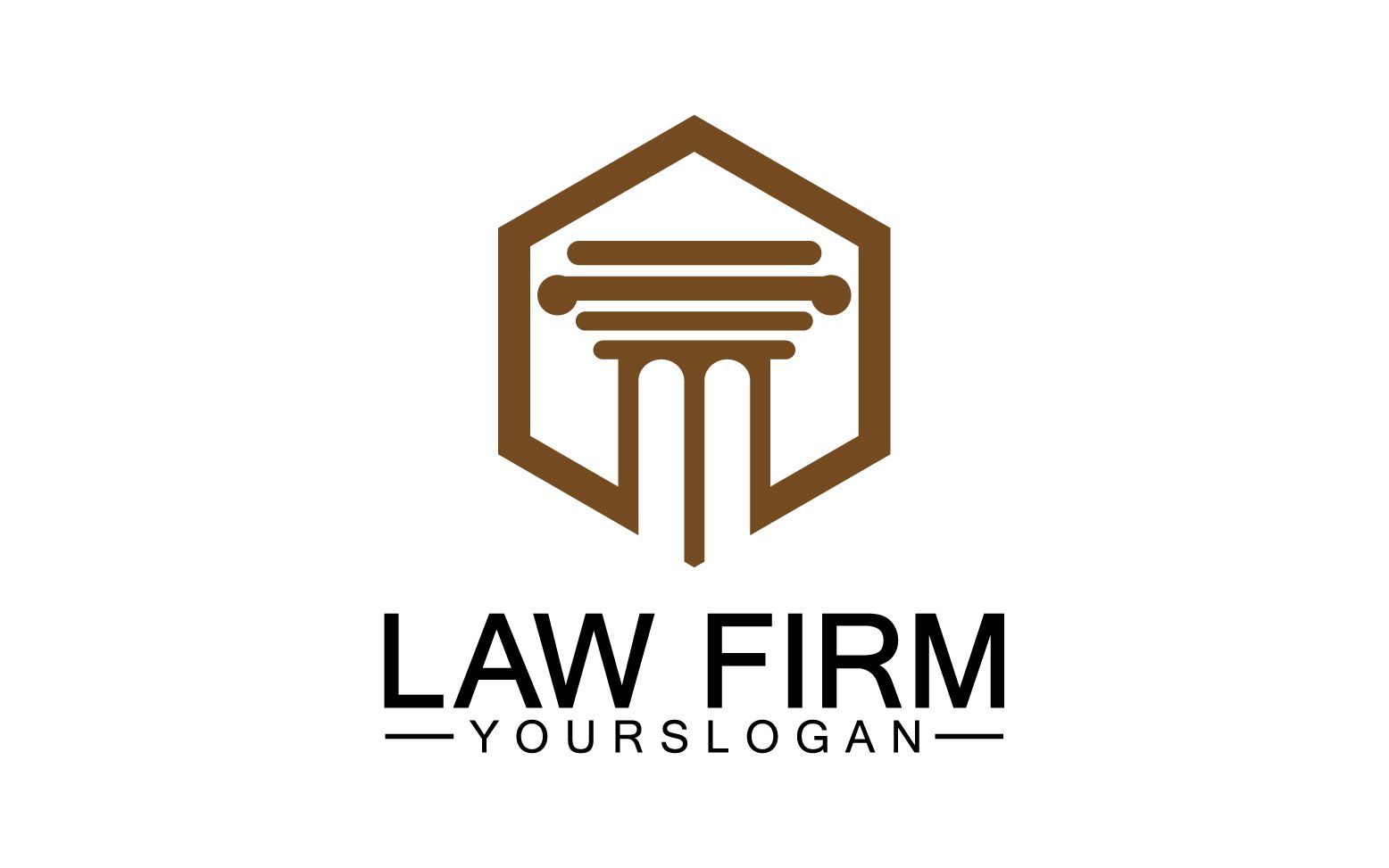 Template #356164 Lawyer Symbol Webdesign Template - Logo template Preview