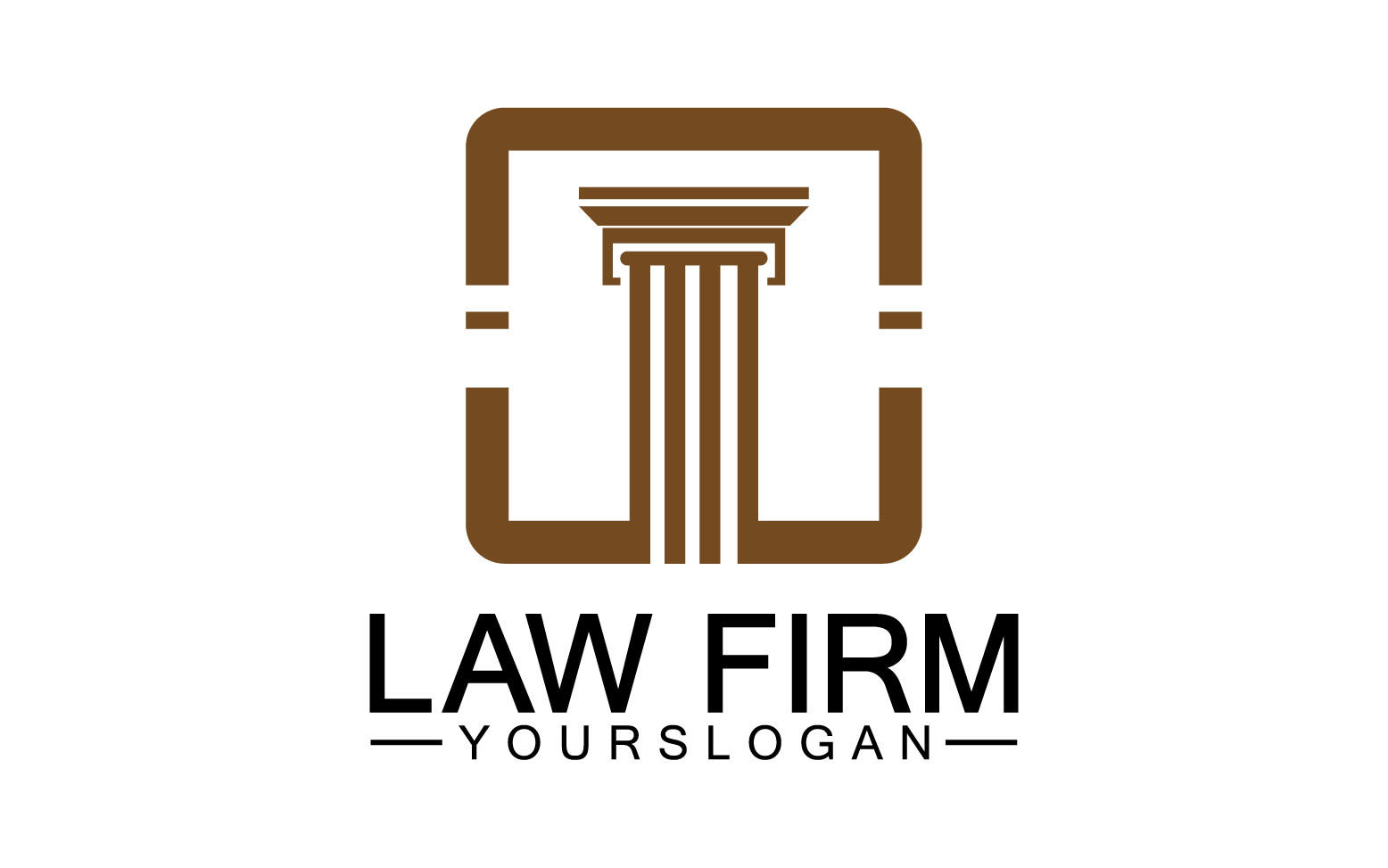 Template #356166 Lawyer Symbol Webdesign Template - Logo template Preview