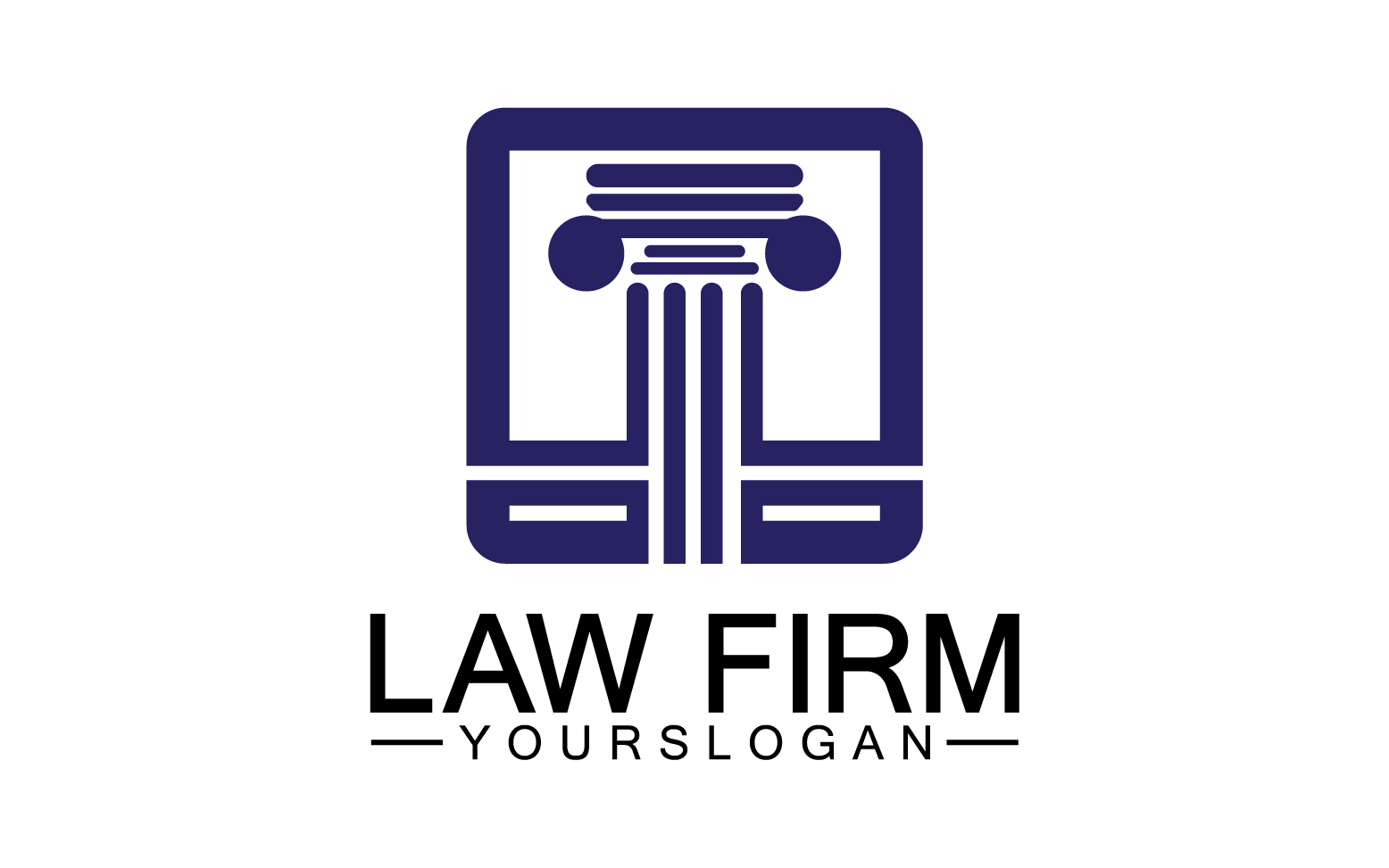 Template #356167 Lawyer Symbol Webdesign Template - Logo template Preview