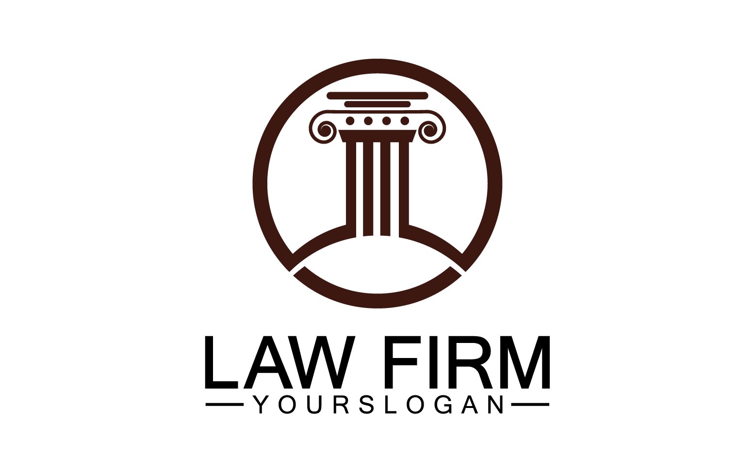 Template #356170 Lawyer Symbol Webdesign Template - Logo template Preview
