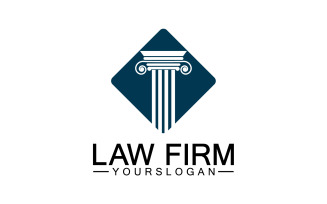 Law firm template icon logo vector v13