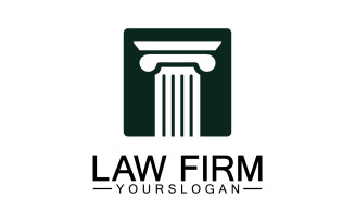 Law firm template icon logo vector v27