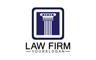 Law firm template icon logo vector v29