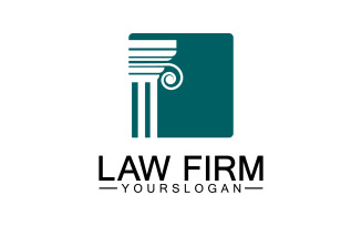 Law firm template icon logo vector v31
