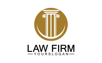 Law firm template icon logo vector v38