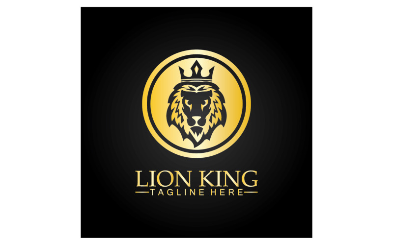 Lion shiel logo vector template v3 Logo Template
