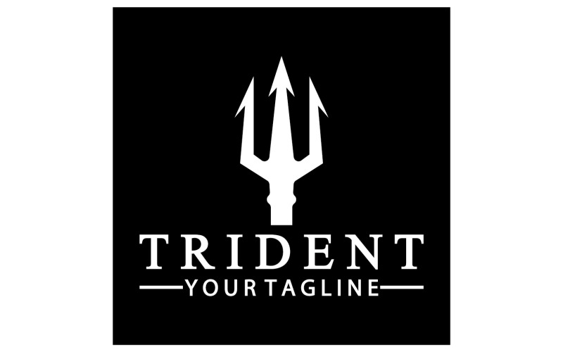 Magic trident trisula vector v11 Logo Template