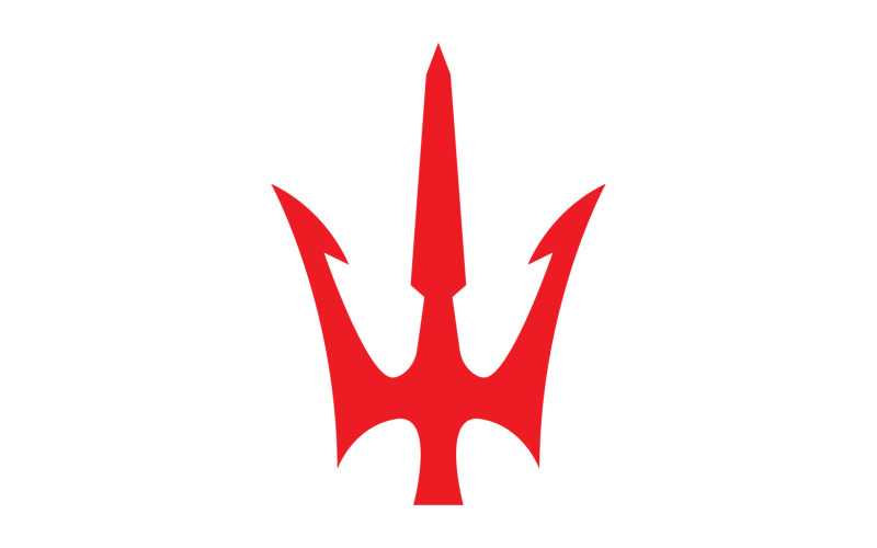 Magic trident trisula vector v2 Logo Template