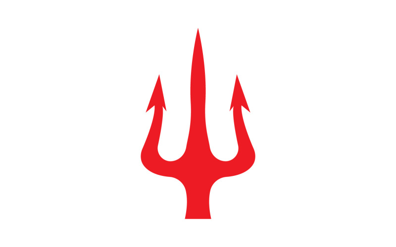 Magic trident trisula vector v3 Logo Template