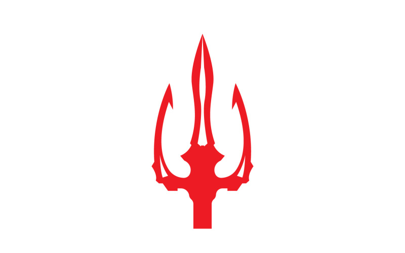 Magic trident trisula vector v7 Logo Template