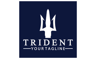 Magic trident trisula vector v9