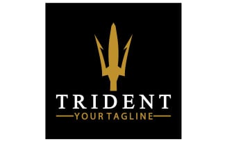 Magic trident trisula vector v10