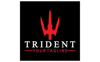Magic trident trisula vector v12
