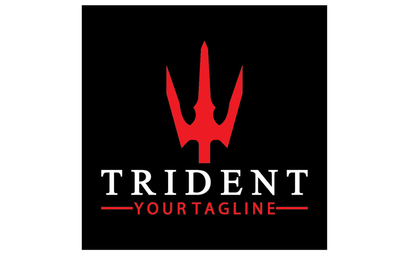 Magic trident trisula vector v12 Logo Template