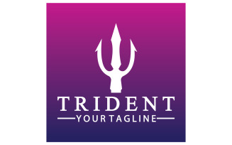 Magic trident trisula vector v15