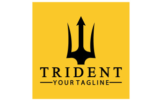 Magic trident trisula vector v16