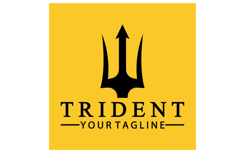Magic trident trisula vector v16 Logo Template