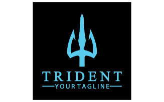 Magic trident trisula vector v17