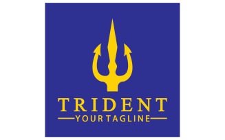 Magic trident trisula vector v18