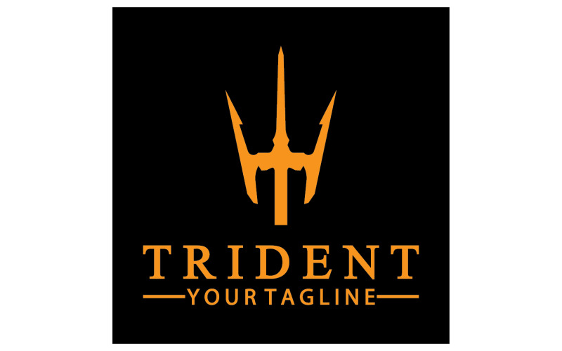Magic trident trisula vector v20 Logo Template