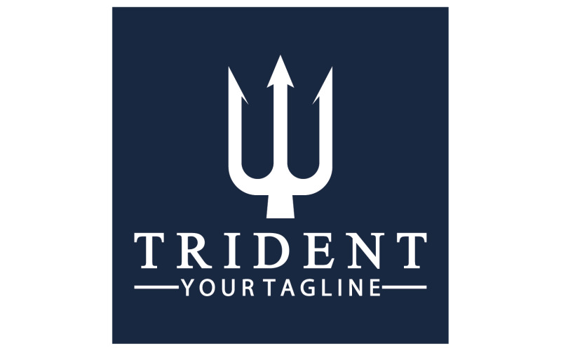Magic trident trisula vector v26 Logo Template