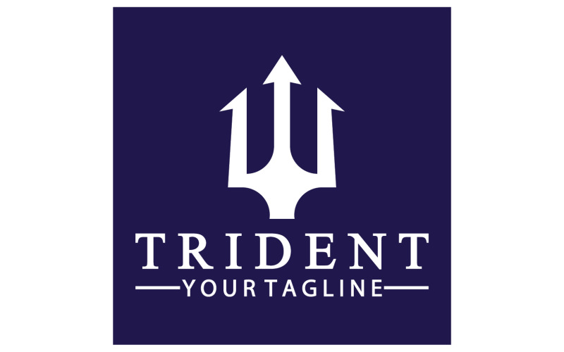 Magic trident trisula vector v27 Logo Template
