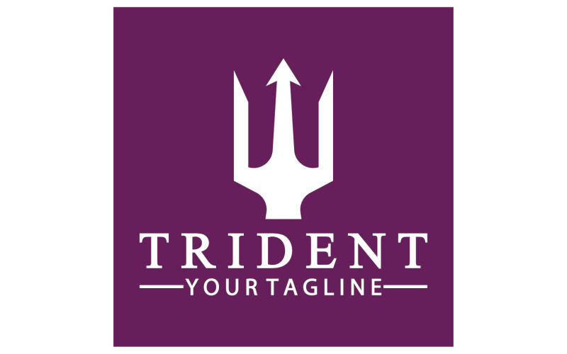 Magic trident trisula vector v28 Logo Template