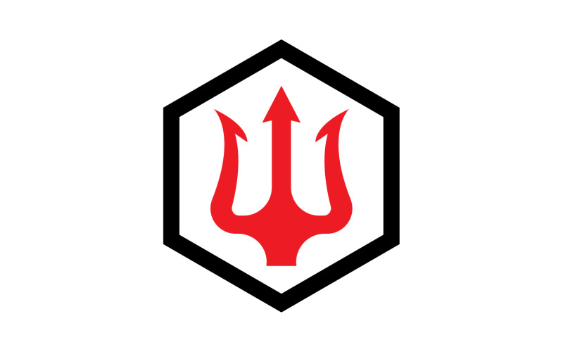 Magic trident trisula vector v29 Logo Template
