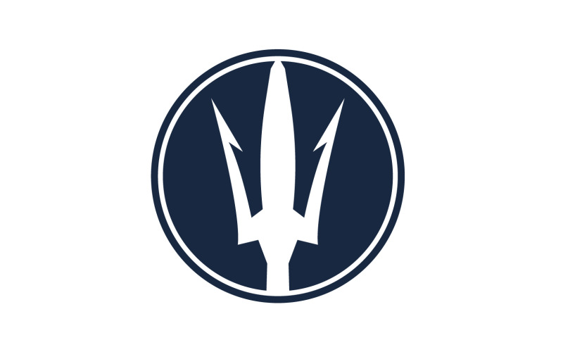 Magic trident trisula vector v34 Logo Template