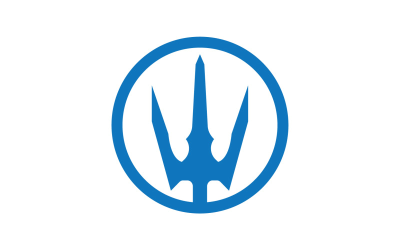 Magic trident trisula vector v36 Logo Template