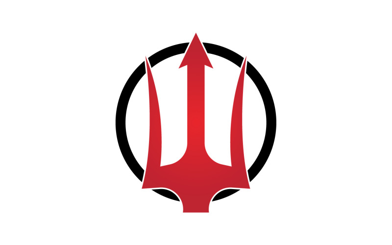 Magic trident trisula vector v40 Logo Template