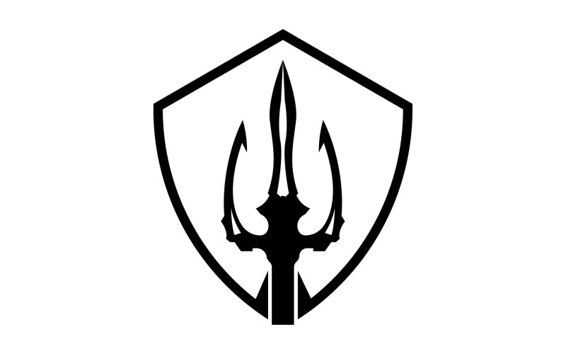 Magic trident trisula vector v46 Logo Template