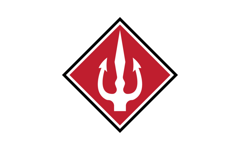 Magic trident trisula vector v50 Logo Template