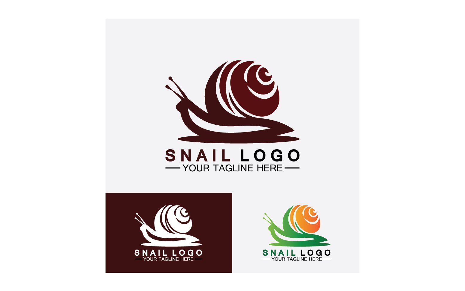 Kit Graphique #356376 Snail Illustration Divers Modles Web - Logo template Preview