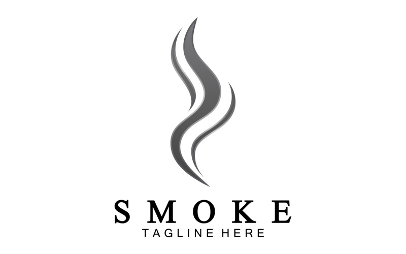 Smoke flame logo vector template v12 Logo Template