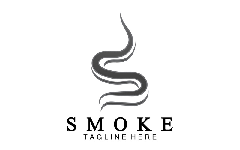 Smoke flame logo vector template v29 Logo Template