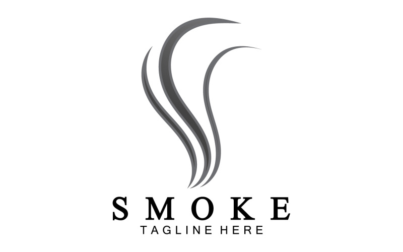 Smoke flame logo vector template v32 Logo Template